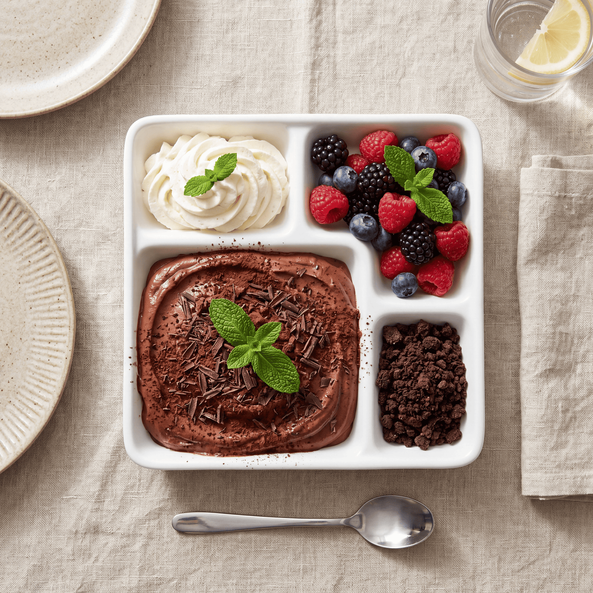 Dessert mousse au chocolat