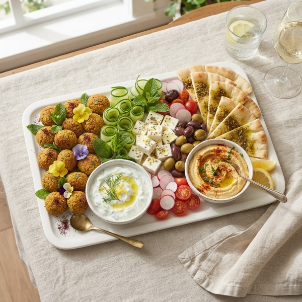 PLANCHE VEGGIE MÉDITERRANÉENNE 🥙