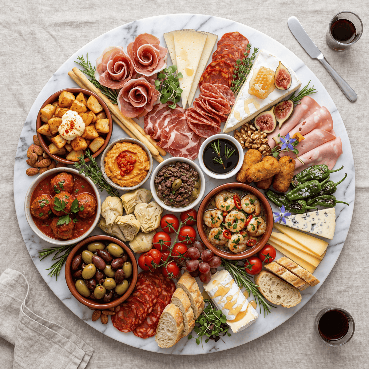 Plateau Tapas &amp; Charcuterie-Fromage Prestige